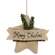 Merry Christmas Banner Star Ornament;