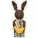 Tracy Chocolate Bunny Doll with Chick