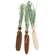 3 Set - Stuffed Grassy Top Primitive Carrots;