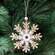 Layered Glittered Wooden Snowflake Ornament HAC2430;