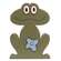 Rustic Wood Smiling Flower Frog Sitter 38280;