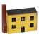Primitive Yellow Wood House Block