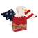 Wooden Americana Eagle Sitter