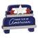 Proud To Be An Americana Chunky Blue Pickup Truck Sitter