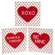Layered Heart Square Block - 3 Asstd.