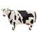 Distressed Carved Look Primitive Resin Cow