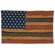 Primitive Rag Strip American Flag Placemat
