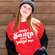 Only Santa Can Judge Me T-Shirt - Red L180XXL;