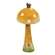 Wooden Hand Painted Mushroom Sitter with Snail 6.5"H