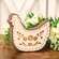 Laser Cut Layered Wooden Chicken Sitter 38249;