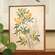 Yellow Anemone & Fern Botanical Box Sign 38258;