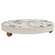 Vintage White Peony Round Riser 38273;