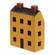 Primitive Mustard Wood House Block