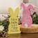 Bunny Kisses/Joy and Chocolate Wooden Bunny Sitter - 2 Asstd. 38342;
