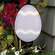Glittered Lavender Easter Egg Accent/Planter Stake 38400;