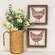 Welcome Queen Floral Chicken Framed Sign, 2 Asstd. 38443;