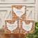 Floral Layered Chicken Box Sign, 3 Asstd. 38445;