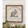 P. Cottontail Easter Egg Farm Slat Look Framed Sign 38520;