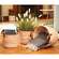 Woven Natural and Rose Seagrass Baskets - 3/Set HAC2449;