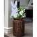 Brown Willow Milk Can Basket HAC2450;
