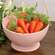 Decorative Foam Carrots in Mesh Bag, 20/Set RJA5531;