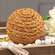 Warm Brown Woven Seagrass Decorative Ball, 4" SA112519;