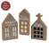 Joyful, Merry, Home Chunky Primitive House Sitter - 3 Asstd.
