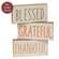 Fall Words Mini Block - 3 Asstd.
