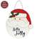 Holly Jolly Wooden Santa Hanger - 14"H