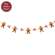 Wooden Merry Gingerbread & Peppermint Garland