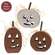 Primitive Distressed Wood Cutout Jack O Lantern Sitter - 3 Asstd.