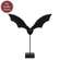 Primitive Wooden Flying Bat on Base