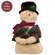 Stuffed Sherpa Woodland Plaid Snowman Doll - 19"H