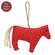 Stuffed Country Flower Horse Ornament