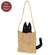 Stuffed Primitive Cat in Burlap Sack Hanger