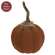 Stuffed Mossy Top Round Orange Pumpkin - 6" Dia.