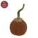 Stuffed Mossy Top Round Orange Pumpkin - 4" Dia.