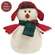 Stuffed Red & Green Plaid Hat Snow Bird