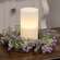 Delicate Lilac Astilbe & Lace Candle Ring, 3.5" SA112531;