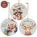 Cozy Winter Animal Round Ornament - 3 Asstd.