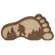 Bigfoot In the Forest Layered Wooden Foot Sitter