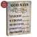 God Says Bible Verse Box Sign