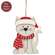 Layered Wood Cat in Hat & Scarf Ornament