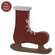 Primitive Santa's Ice Skate Wooden Sitter