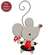 Little Mouse With Mushroom Wooden Ornament