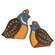 2 Set - Chunky Wooden Quail Sitters