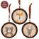 Woodland Friend Portrait Tree Trunk Ornament - 3 Asstd.