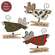 Wooden Flying Angel Mouse Clip Ornament - 3 Asstd.