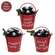 Bucket of Coal Ornament - 3 Asstd.