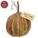Harvest Chenille Happy Fall Pumpkin - 7.5" dia